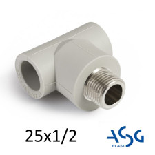 Тройник 25-1/2н-25 ASG