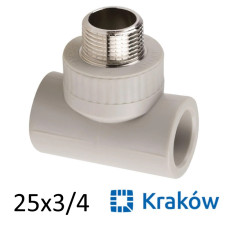 ППР Тройник 25 x 3/4н x 25 Krakow