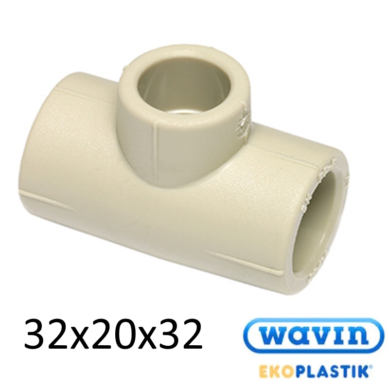 Тройник ППР 32 х 20 х 32 Wavin ekoplastik