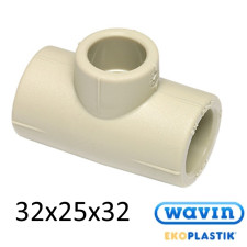 Тройник 32-25-32 PPR Wavin Ekoplastik