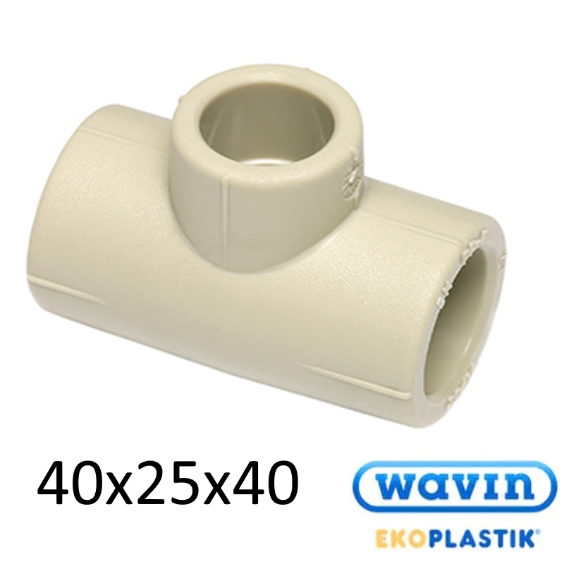 Тройник ППР 40 х 25 х 40 WAVIN Ekoplastik