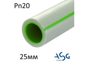 Труба ППР ASG PN20 25x4.2 мм гаряча