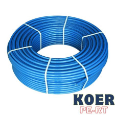Труба для теплої підлоги 16мм KOER (BLUE) PE-RT EVOH Чехія