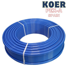 Труба для теплої підлоги 16мм KOER (BLUE) PEX-A EVOH Іспанія