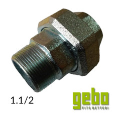 Американка чавунна 1,1/2 ВЗ оцинкована GEBO