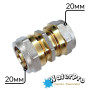 Муфта обжимна металопластикова 20-20 WATERPRO