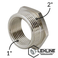 Переходник Футорка 2н - 1в Никель LEXLINE