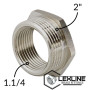 Перехідник Футорка 2н – 1,1/4в Нікель LEXLINE