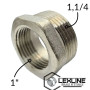 Латунная Футорка 1,1/4н х 1в Никелированный LEXLINE