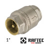 Клапан обратный латунный 1" RAFTEC KL03 Никель