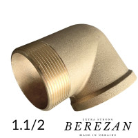 Угол 1,1/2 ВН – латунный усиленный BEREZAN