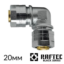 Коліно обжимне металопластикове 20-20 RAFTEC