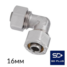 Коліно обжимне 16-16 металопластикове SD PLUS PRO