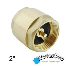 Зворотній клапан з латунним штоком 2" WATERPRO