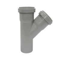 Трійник каналізаційний 32х32/45 Ostendorf HT Safe Сірий