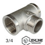Тройник 3/4 ВНВ Никель LEXLINE