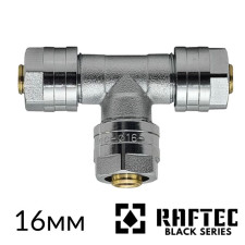 Трійник обжимний металопластиковий 16-16-16 RAFTEC