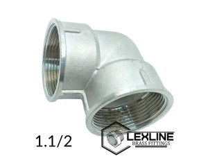 Угол 1,1/2 ВВ - Никель LEXLINE усиленный