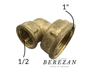 Угол 1"В-1/2В BEREZAN переходный