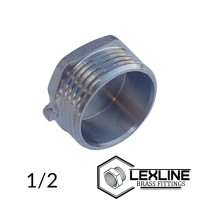 Заглушка 1/2н - Нікель LEXLINE посилена