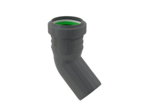 Колено канализационное 40/45 ASG HTR