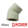 Угол полипропиленовый 40/45 KR