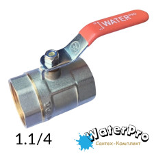 Кран 1,1/4 кульовий WATERPRO ВВ довга ручка