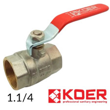 Кран KOER 1,1/4 дюйма ВВ довга ручка
