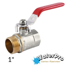 Кран кульовий 1 WATERPRO ВЗ довга ручка