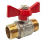 Кран шаровый WATERPRO 3/4 НН бабочка