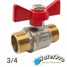 Кран WATERPRO 3/4 ЗЗ метелик