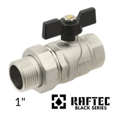 Кран американка прямий RAFTEC 1 (BLACK)