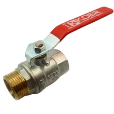 Кран кульовий 1 дюйм KOER ВЗ довга ручка
