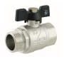 Кран кульовий RAFTEC 1" ВЗ метелик (BLACK)