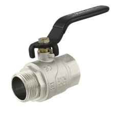 Кран кульовий RAFTEC 1 дюйм ВЗ довга ручка (BLACK)