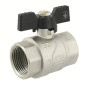 Кран шаровый RAFTEC 1" ВВ бабочка (BLACK)