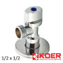 Кран приладовий 1/2 х 1/2 KOER (511) кульовий