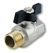 Кран кульовий 3/4 ВЗ метелик RAFTEC BLACK