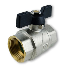 Кран кульовий RAFTEC 3/4 ВВ метелик (BLACK)