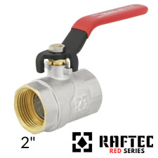 Кран 2 дюйма RAFTEC ВВ довга ручка (RED)