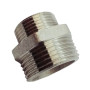 Переходник латунный Ниппель 1н х 3/4н Никелированный LEXLINE