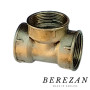 Тройник 1,1/2 ВВВ латунный BEREZAN облегченный