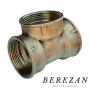 Тройник 1,1/2 ВВВ латунный BEREZAN облегченный