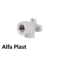 Угол PPR Альфа Пласт настенный 20х1/2" ВР