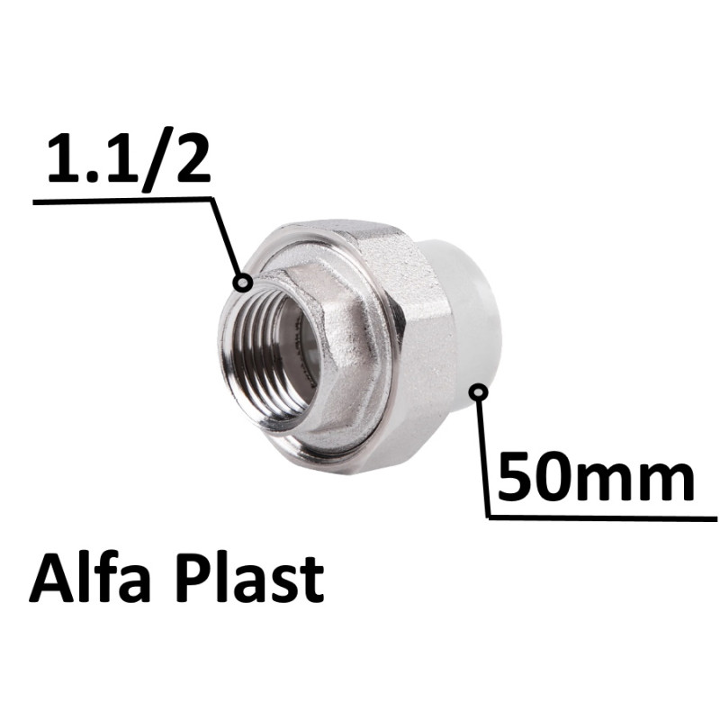 Американка PPR Альфа Пласт 50х1,1/2 внутреняя