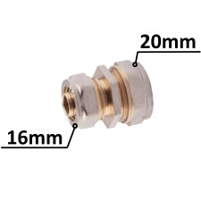 Муфта обжимна металопластикова 20-16 WATERPRO