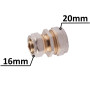 Муфта обжимна металопластикова 20-16 WATERPRO