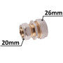 Муфта обжимна металопластикова 26-20 WATERPRO