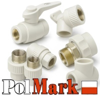 Полипропиленовые фитинги для пайки 20 мм Polmark